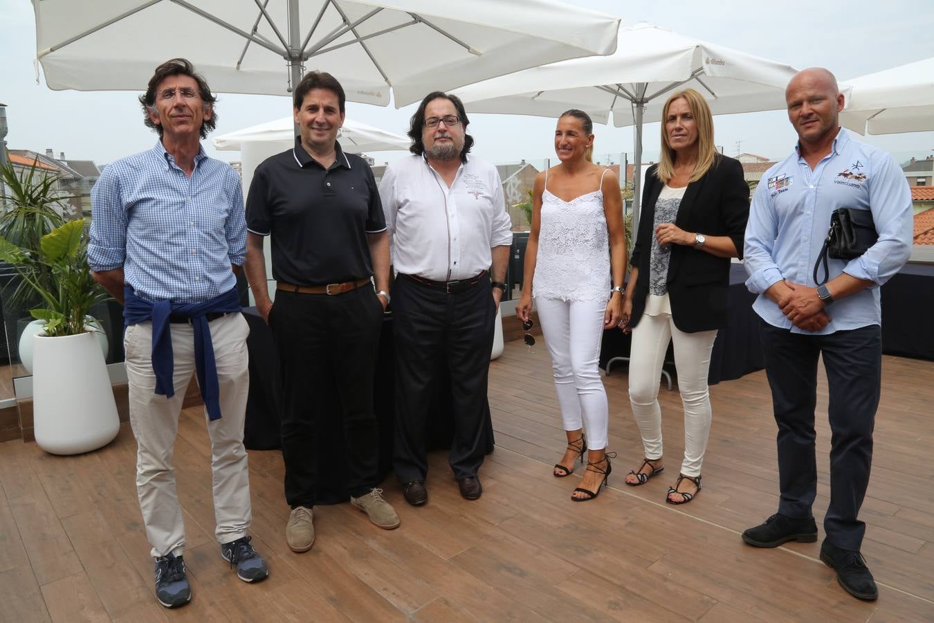 Gustavo Merino, Saturnino Castanedo, Miguel Rincón, Zara Barquín, Emy Arredondo y Fernando Chemelal de la Riva.