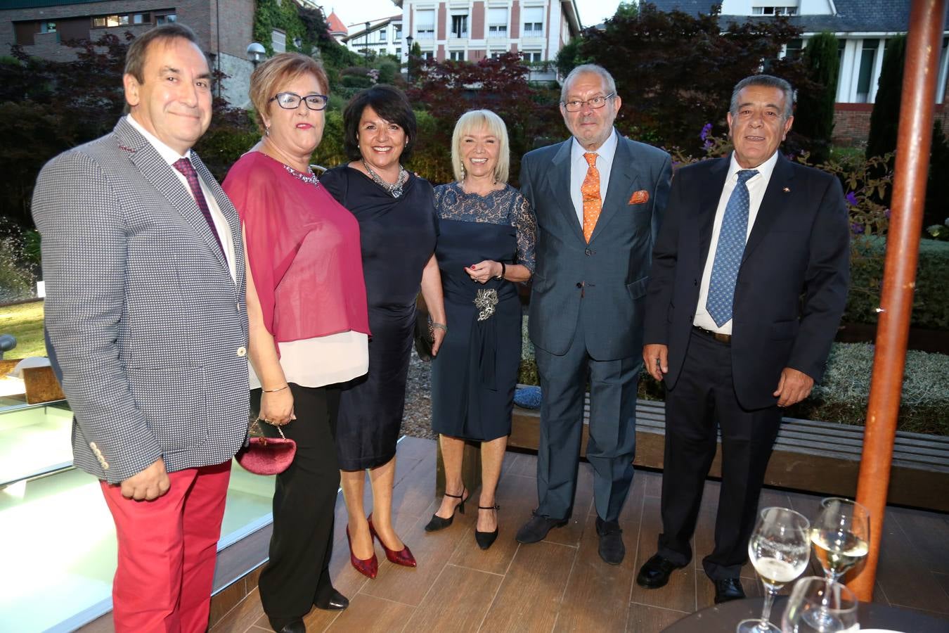 Santi Flor, Esperanza Saiz, Pepa Ruiz, Chus Martín, Pepe Sierra y Antonio Caro.