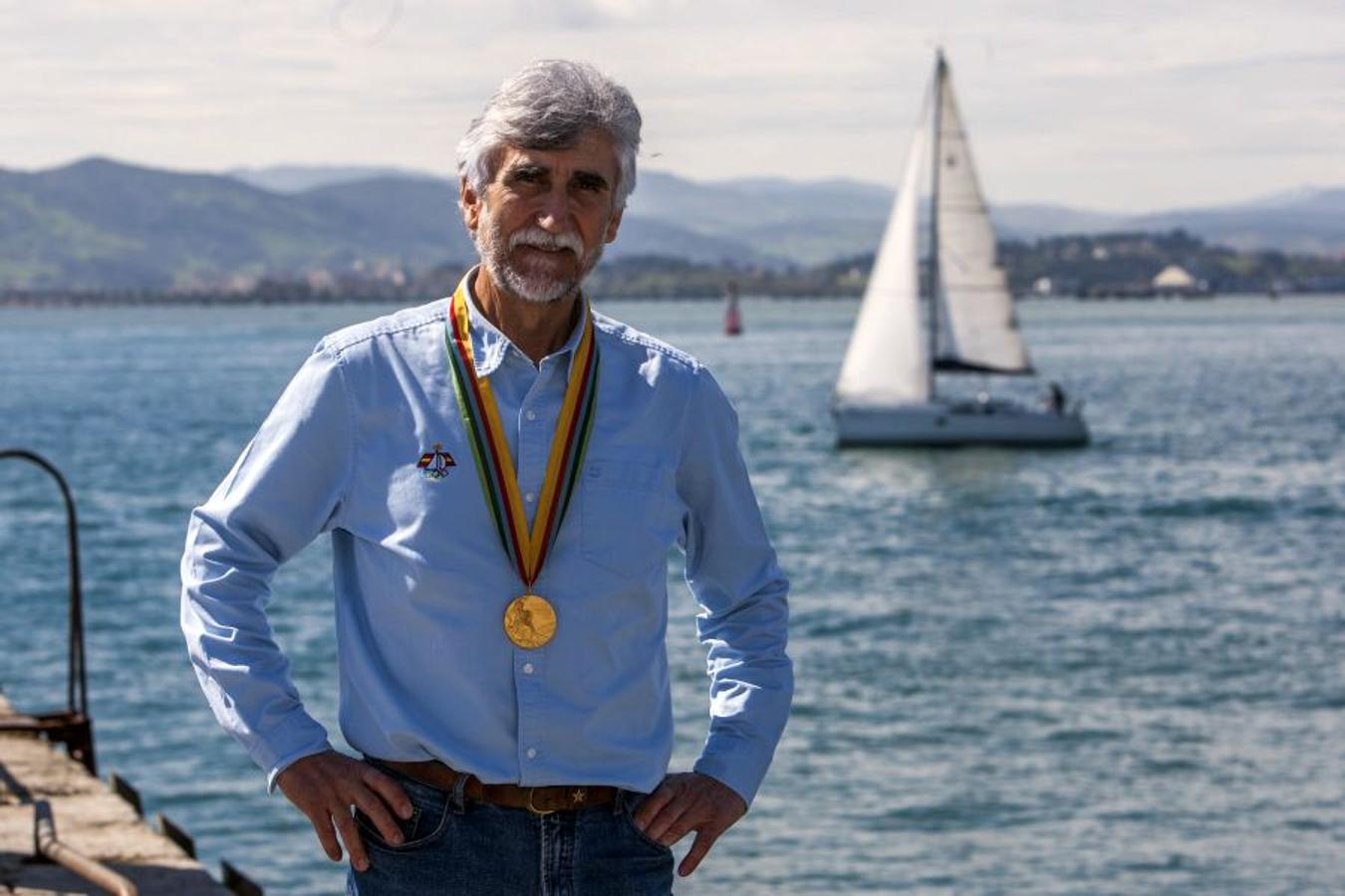 Moscú, 1980. Alejandro Abascal, medalla de oro en vela.