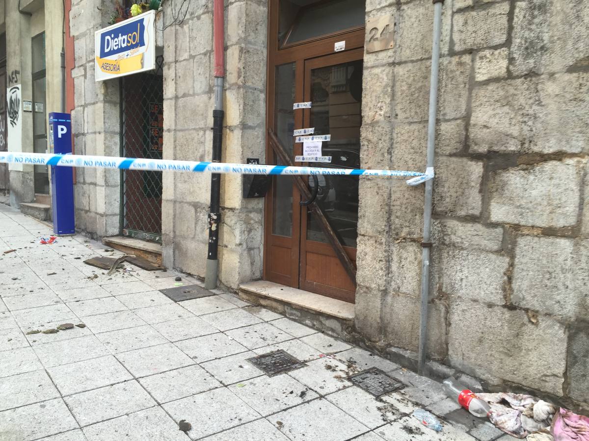 Incendio en la calle Cisneros