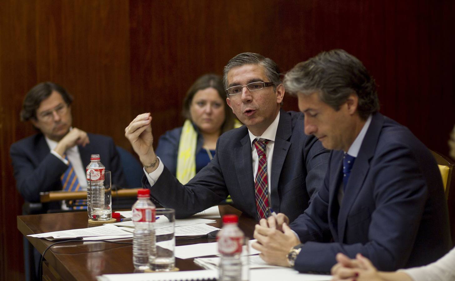 2013. Intervención del teniente de alcalde, César Díaz, sobre la financiación pública de las infrestructuras del Campeonato Mundial de Vela, en el pleno del Ayuntamiento.