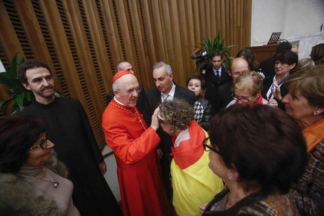 Recepción de Carlos Osoro tras ser investido cardenal