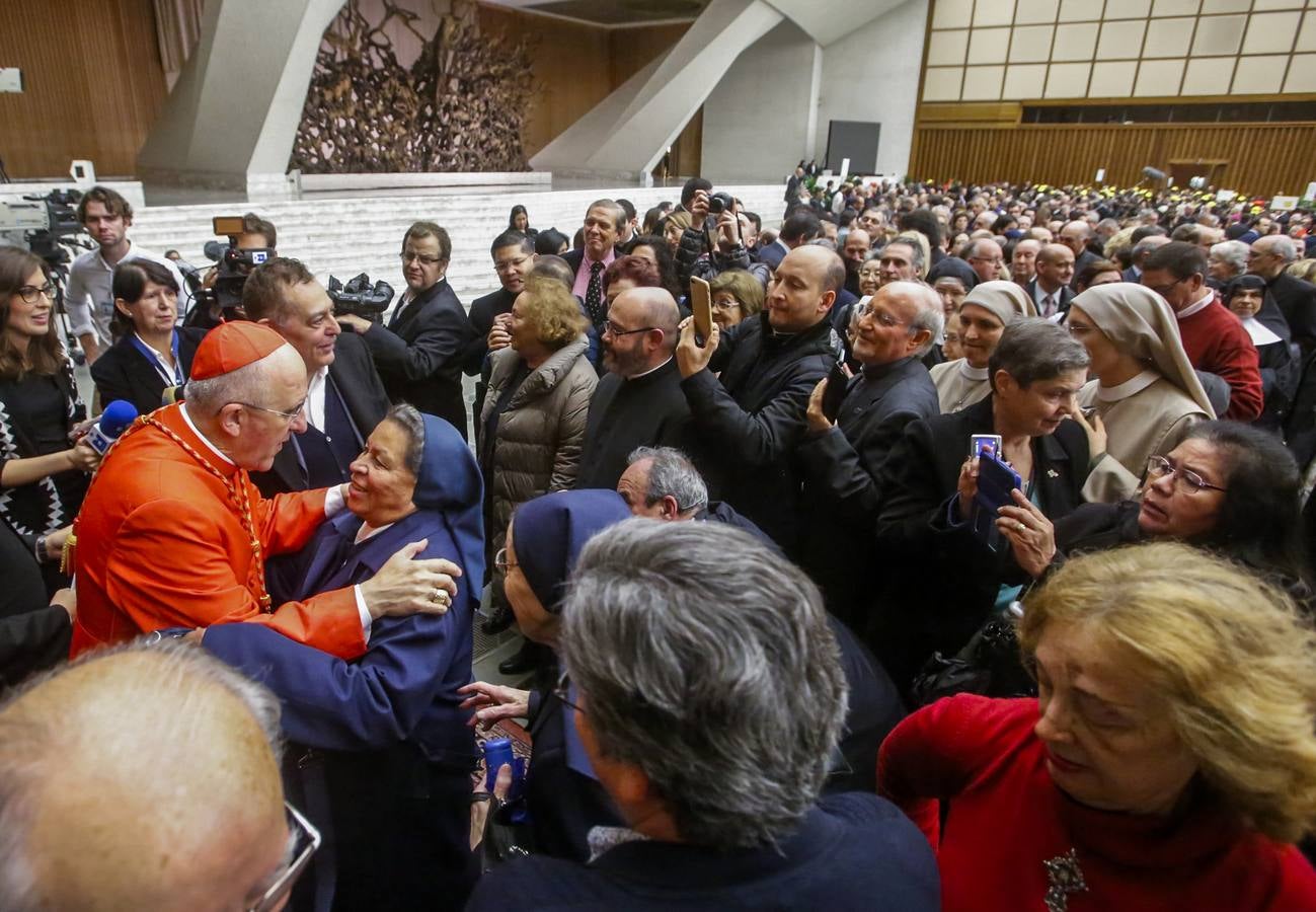 Recepción de Carlos Osoro tras ser investido cardenal