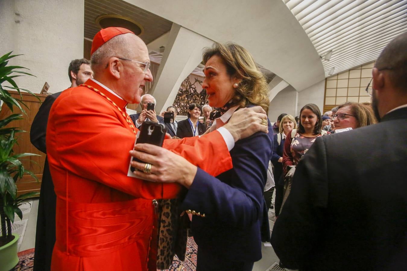 Recepción de Carlos Osoro tras ser investido cardenal