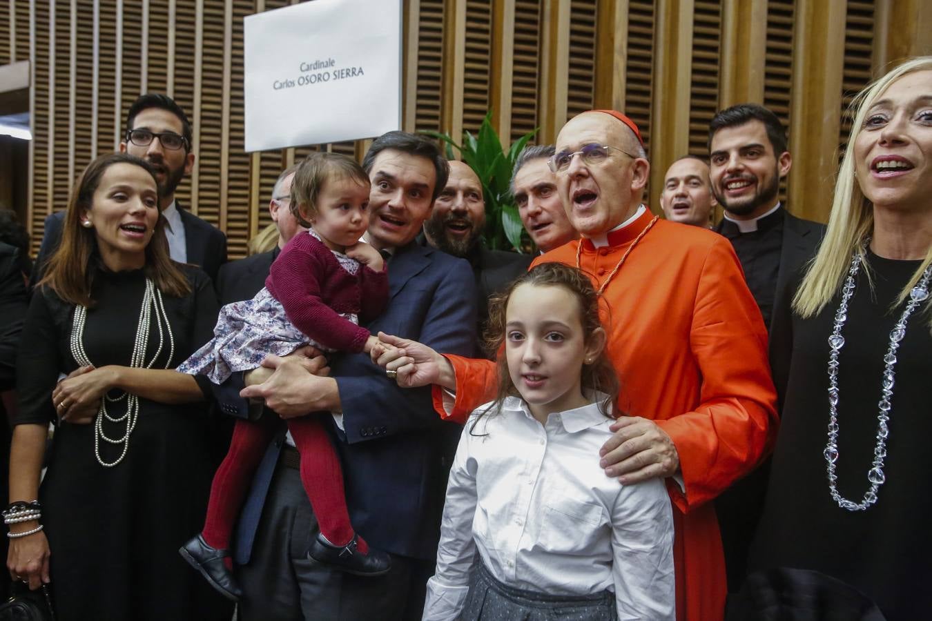 Recepción de Carlos Osoro tras ser investido cardenal