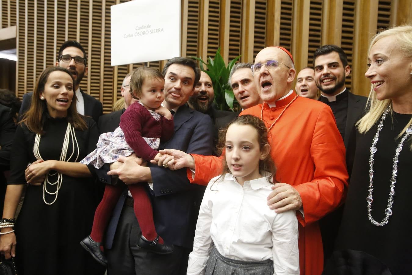 Recepción de Carlos Osoro tras ser investido cardenal