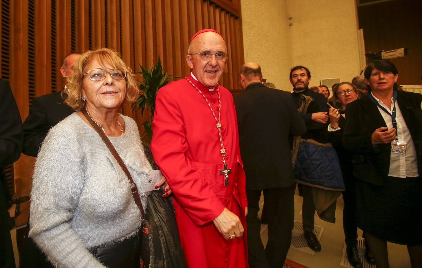 Recepción de Carlos Osoro tras ser investido cardenal