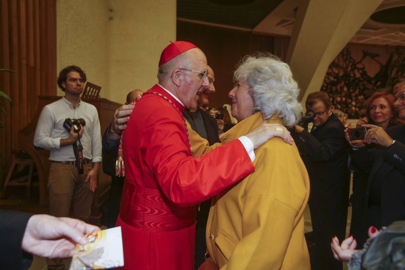 Recepción de Carlos Osoro tras ser investido cardenal