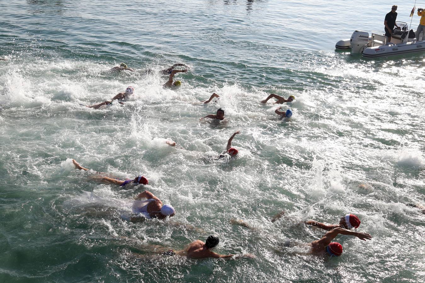 Natación navideña
