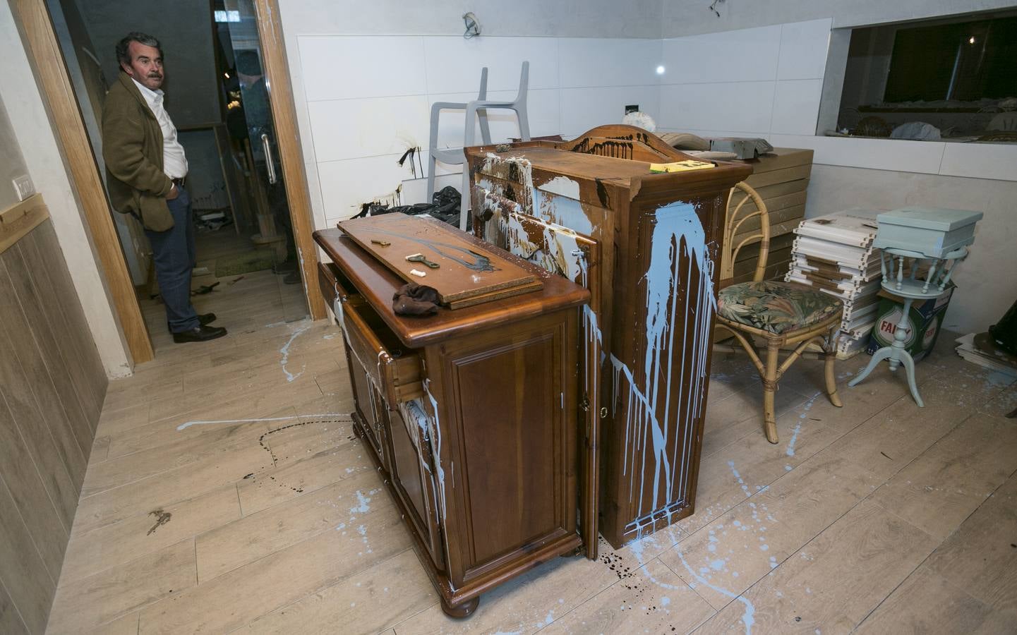 Ataque vandálico a la casa del exalcalde de Corvera de Toranzo