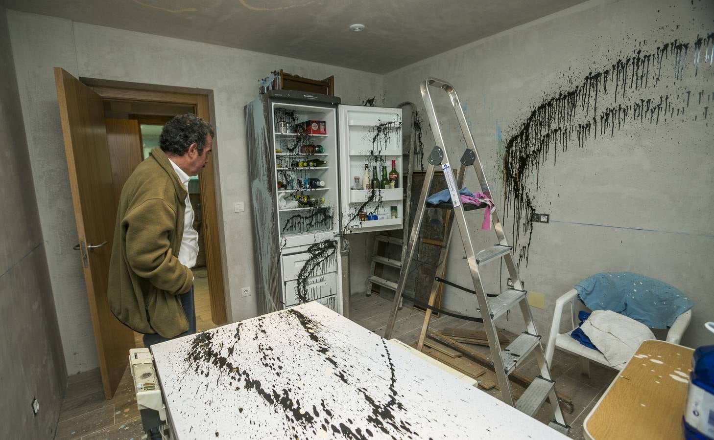 Ataque vandálico a la casa del exalcalde de Corvera de Toranzo