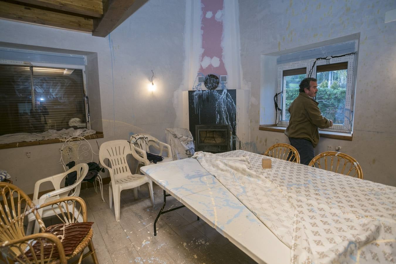 Ataque vandálico a la casa del exalcalde de Corvera de Toranzo
