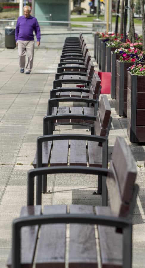 En fila y solitarios, para sentarse en la intimidad.