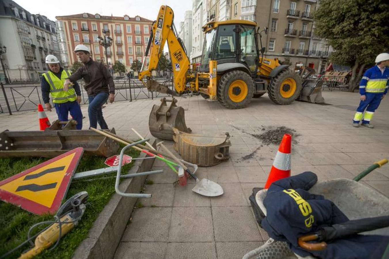 Arrancan las obras del carril-bici entre Puertochico y Los Castros
