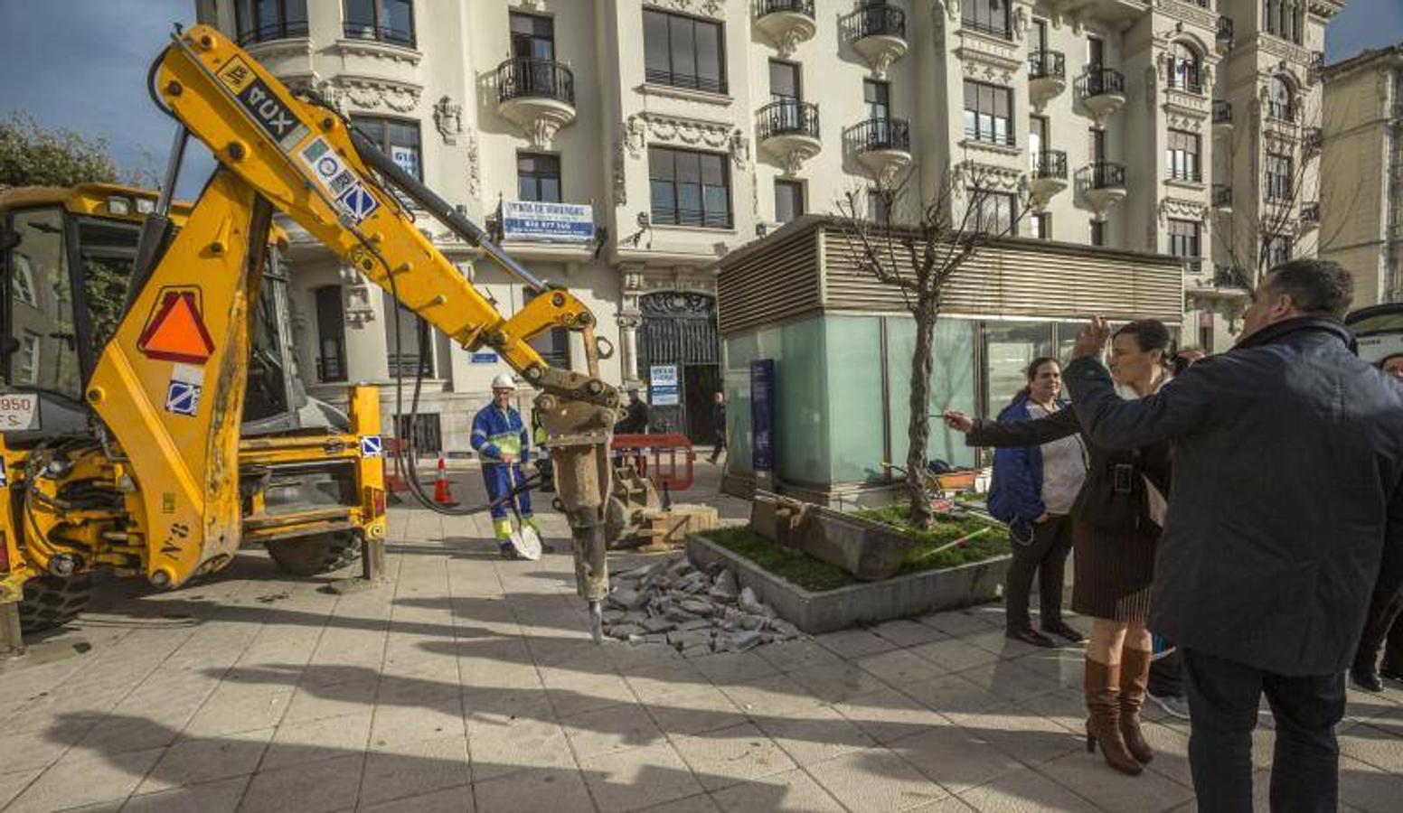 Arrancan las obras del carril-bici entre Puertochico y Los Castros