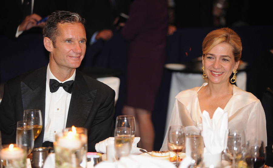 En septiembre de 2011, la infanta Cristina y su marido Iñaki Urdangarín disfrutaron de una cena del Hispanic Heritage, en Washington. Dos meses después, Urdangarin sería imputado por Nóos.