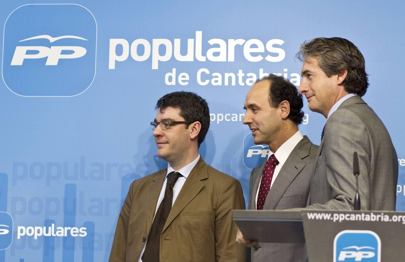 Junto a Álvaro Nadal y De la Serna en 2011