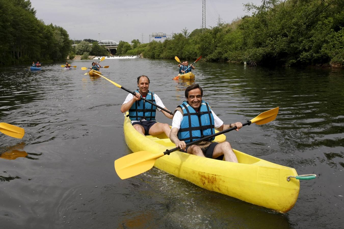 Descenso en canoa por el Río Besaya