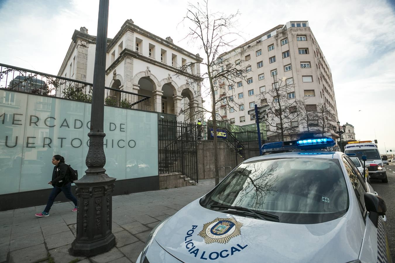 Accidente laboral en las obras del centro Doctor Madrazo