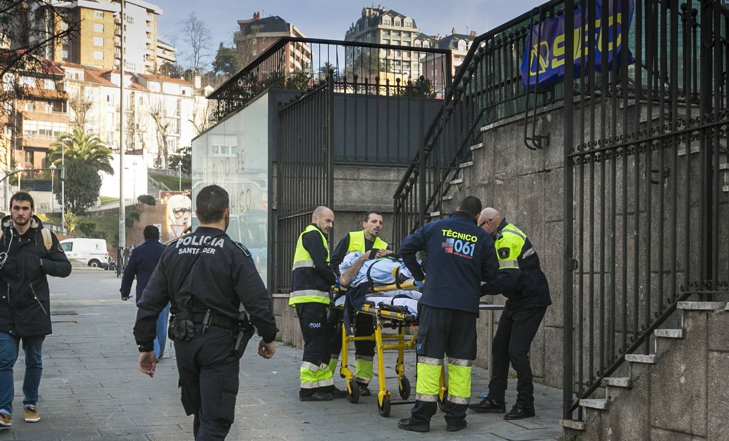 Accidente laboral en las obras del centro Doctor Madrazo