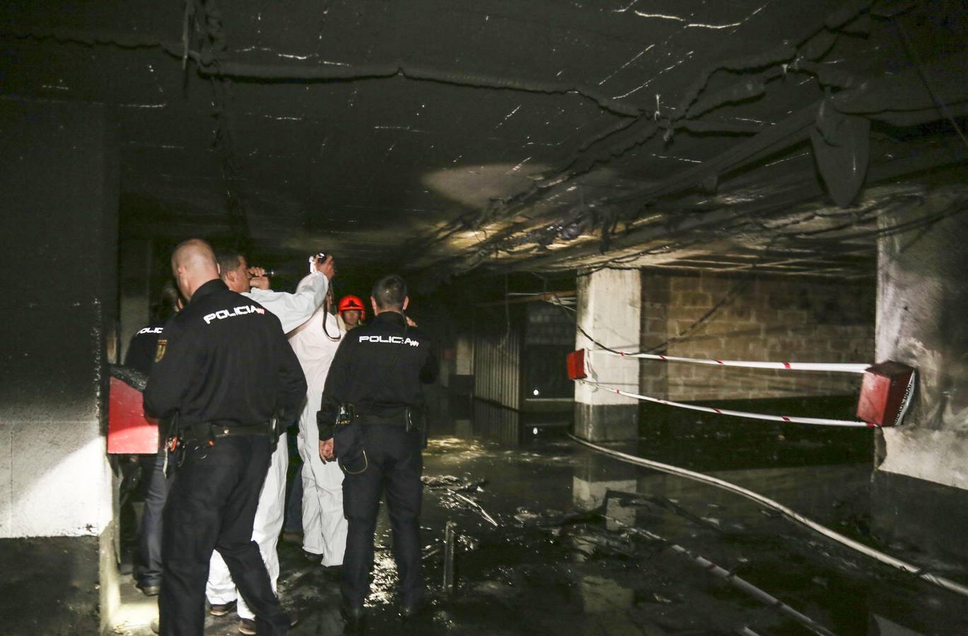 Incendio en un garaje en Los Castros