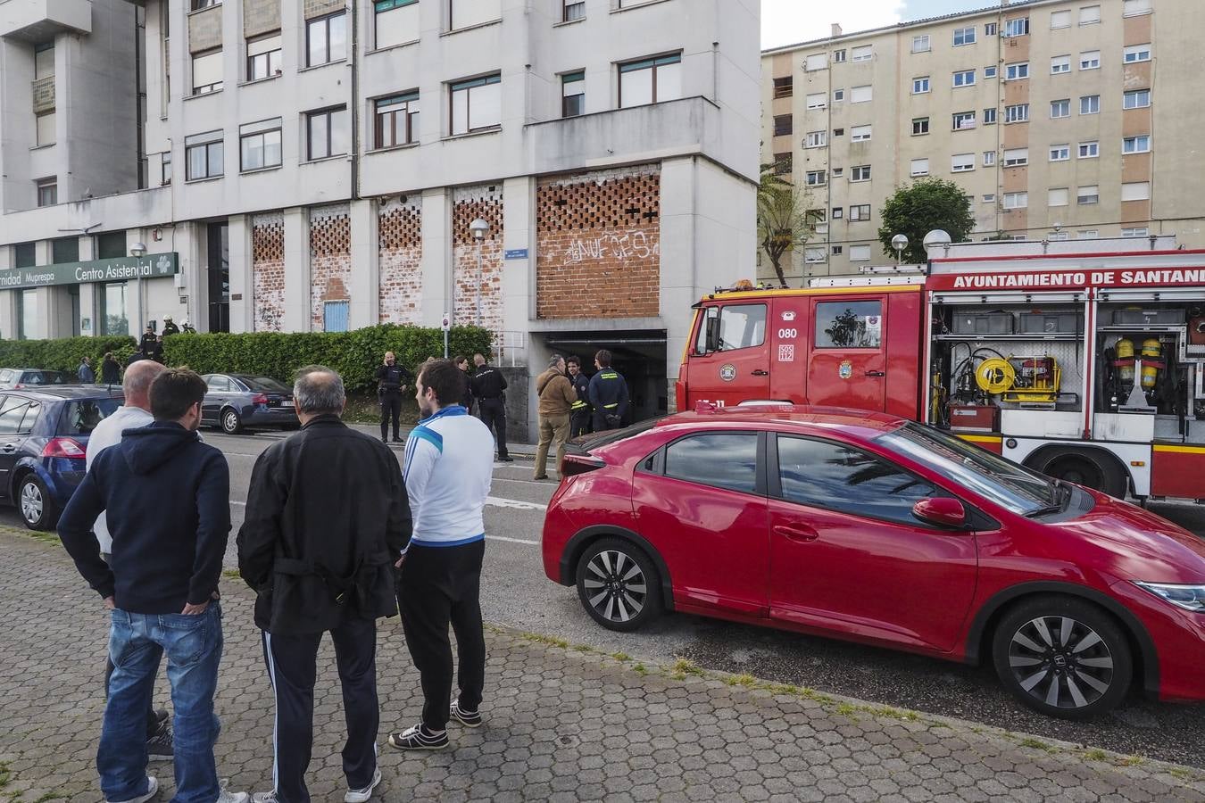 Incendio en un garaje en Los Castros