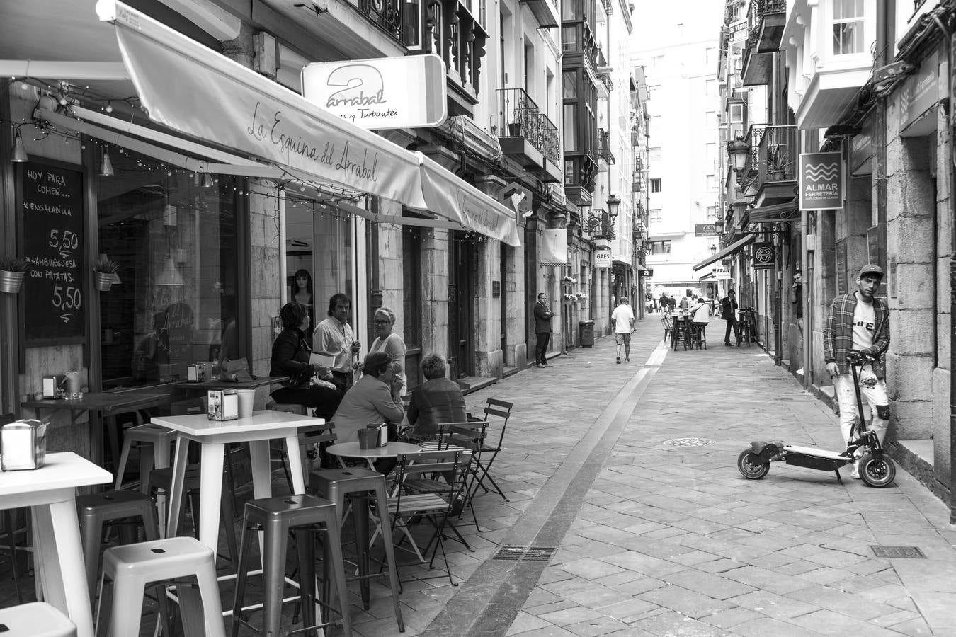 Santander en blanco y negro