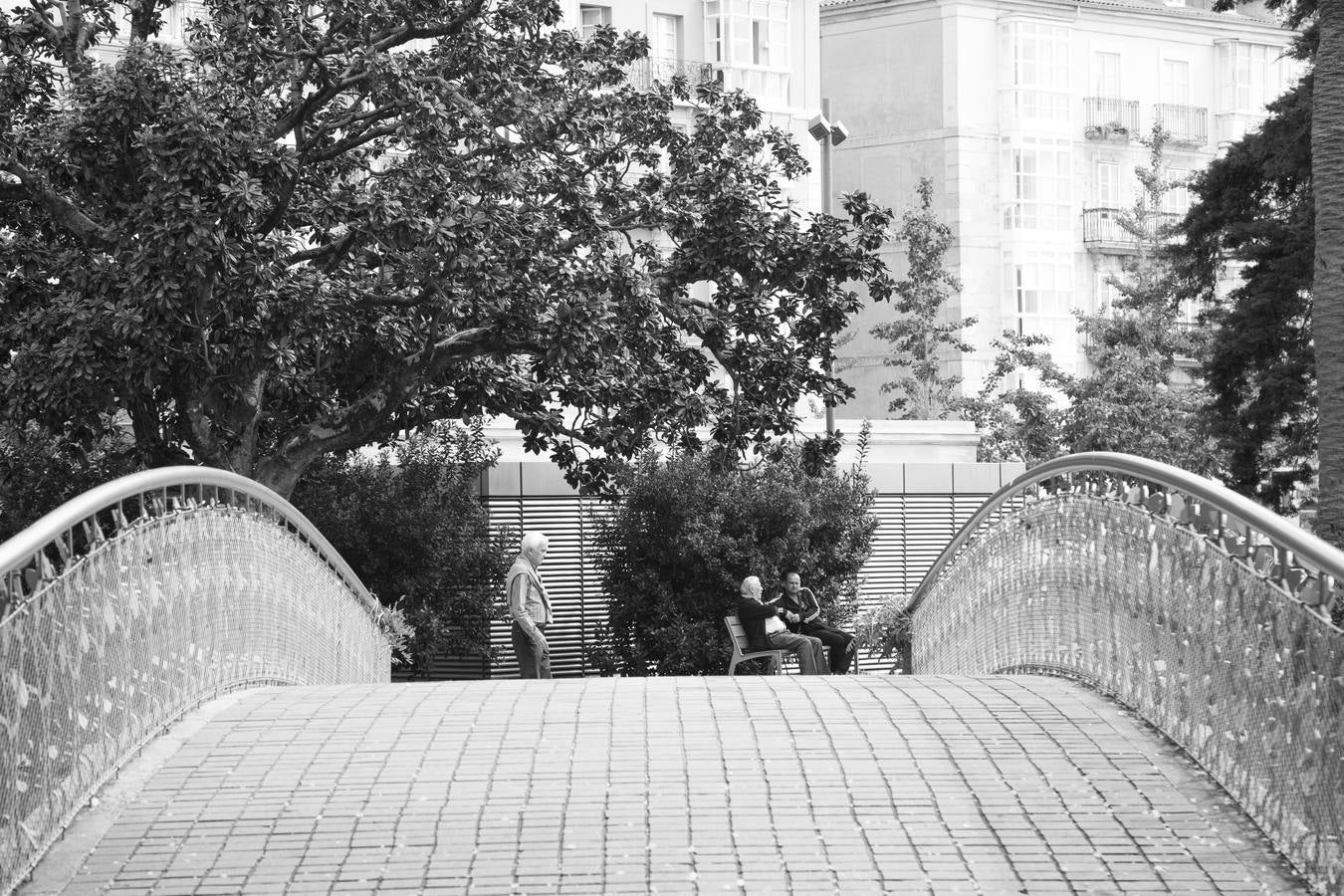 Santander en blanco y negro