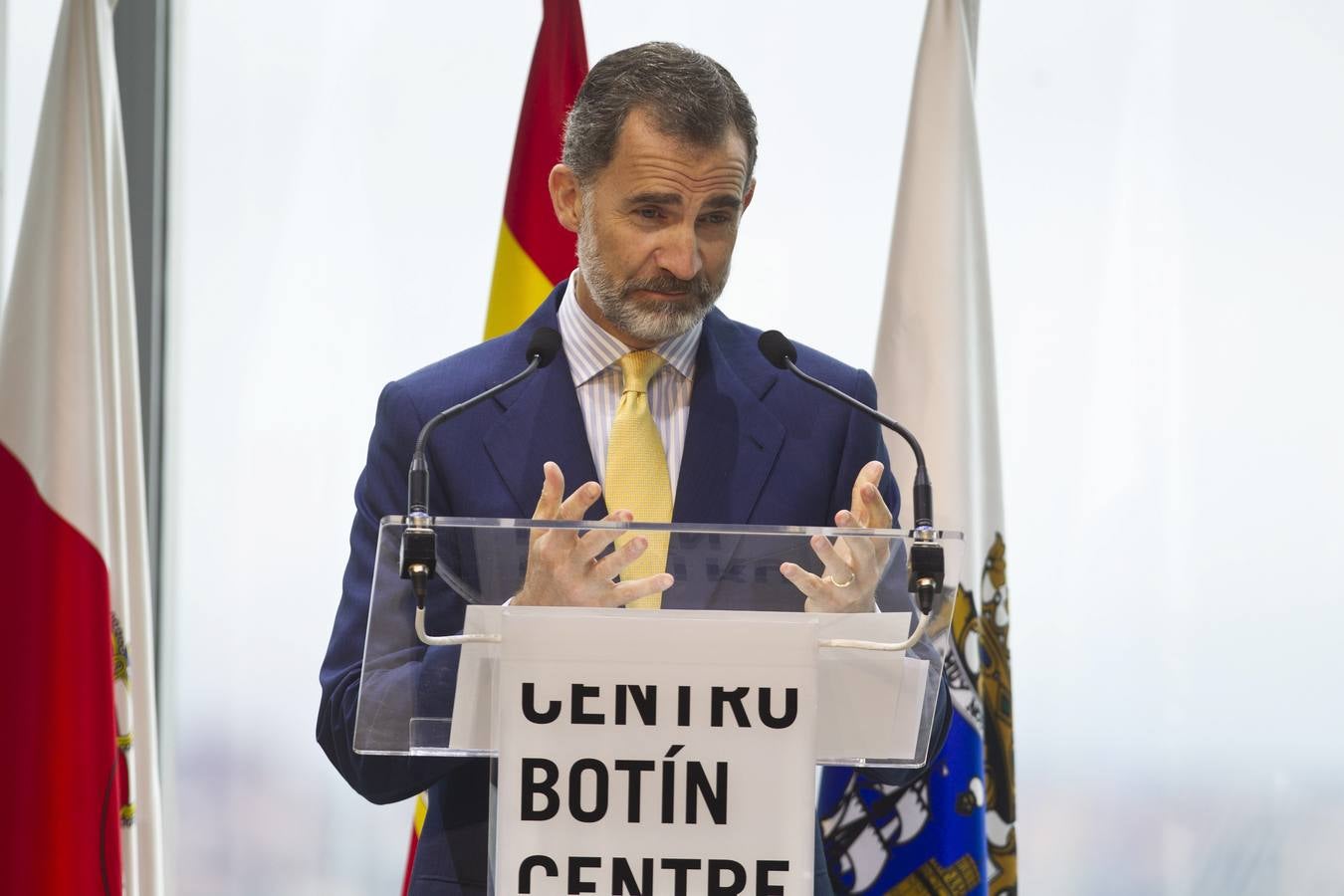 Momentos del acto de inaguración