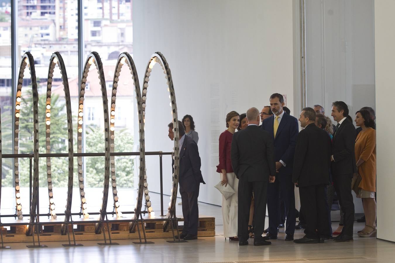Momentos del acto de inaguración