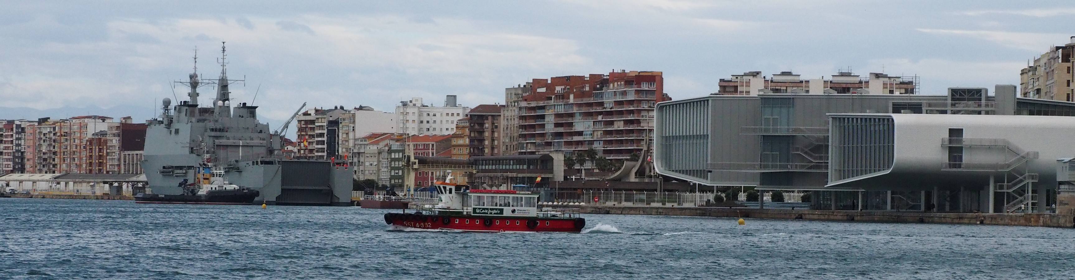 El buque de asalto anfibio &#039;Castilla&#039; ya está en Santander