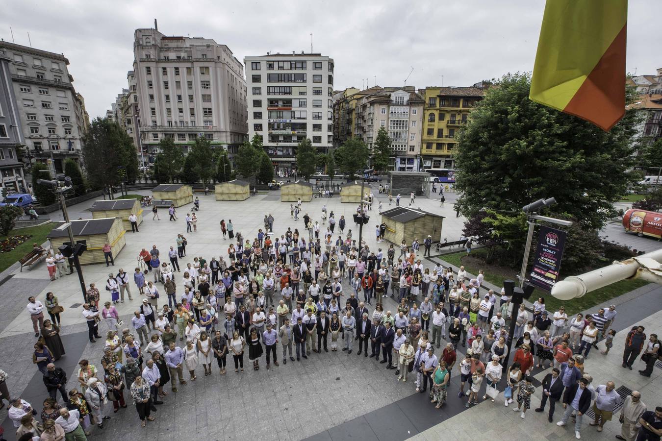 Concentración en Santander en recuerdo a Miguel Ángel Blanco