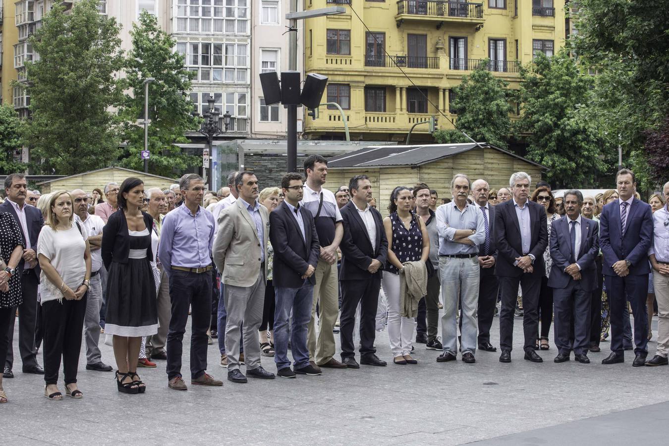 Concentración en Santander en recuerdo a Miguel Ángel Blanco