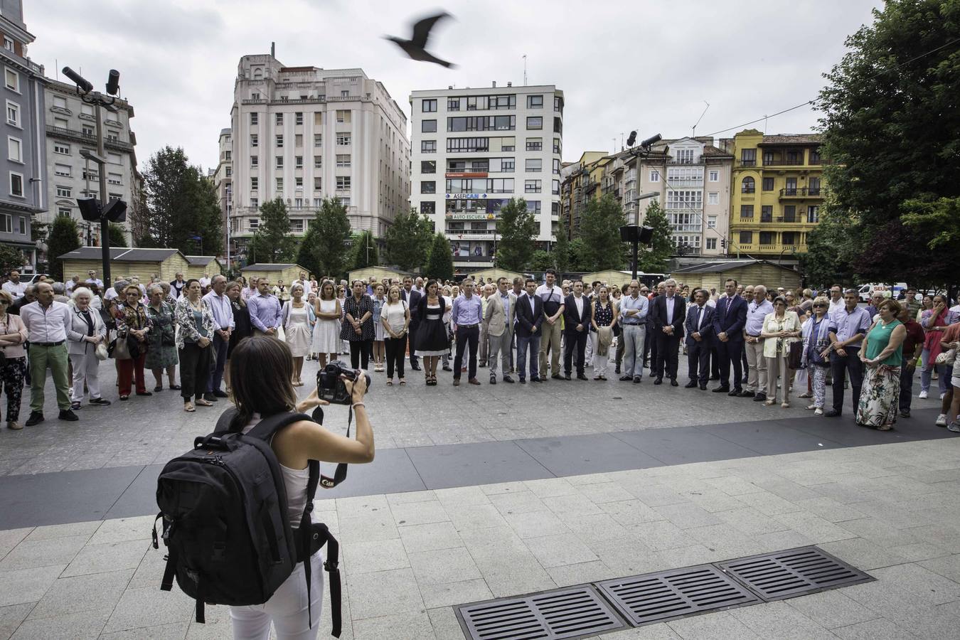 Concentración en Santander en recuerdo a Miguel Ángel Blanco