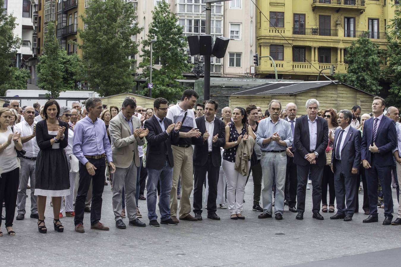 Concentración en Santander en recuerdo a Miguel Ángel Blanco