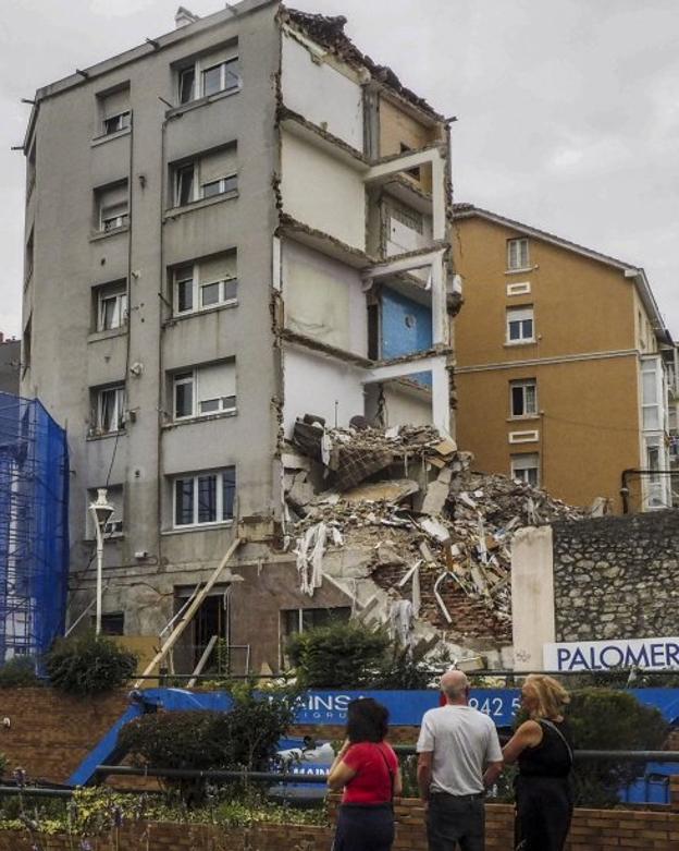 Imagen de archivo del edificio derrumbado de la calle del Sol.