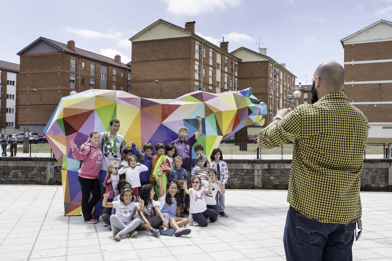 Okuda completa su rincón en Reinosa