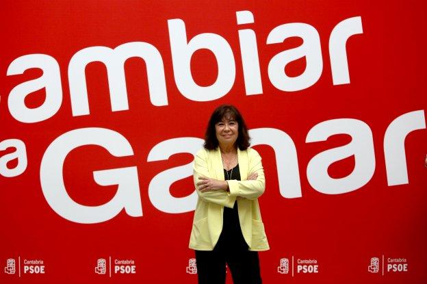 La exministra de Medio Ambiente, el domingo en Santander