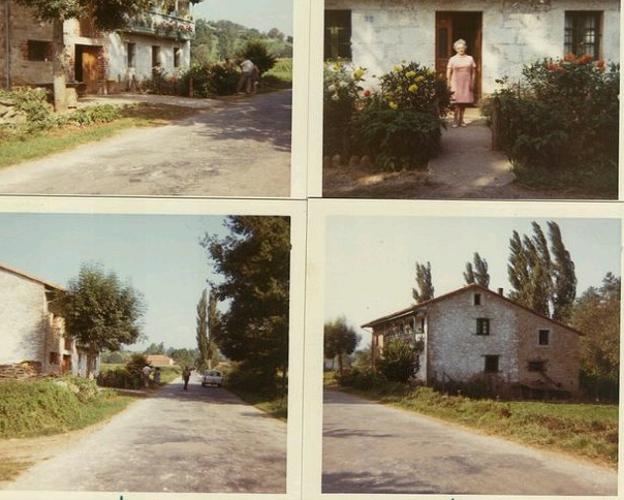Fotografía de la casa de los tatarabuelos, tomada entre 1965-1975