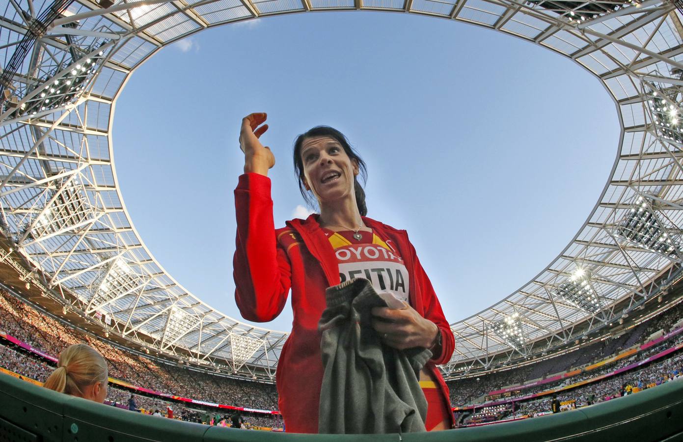 Ruth Beitia, en la calificación