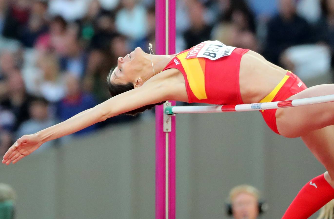 Ruth Beitia, en la calificación