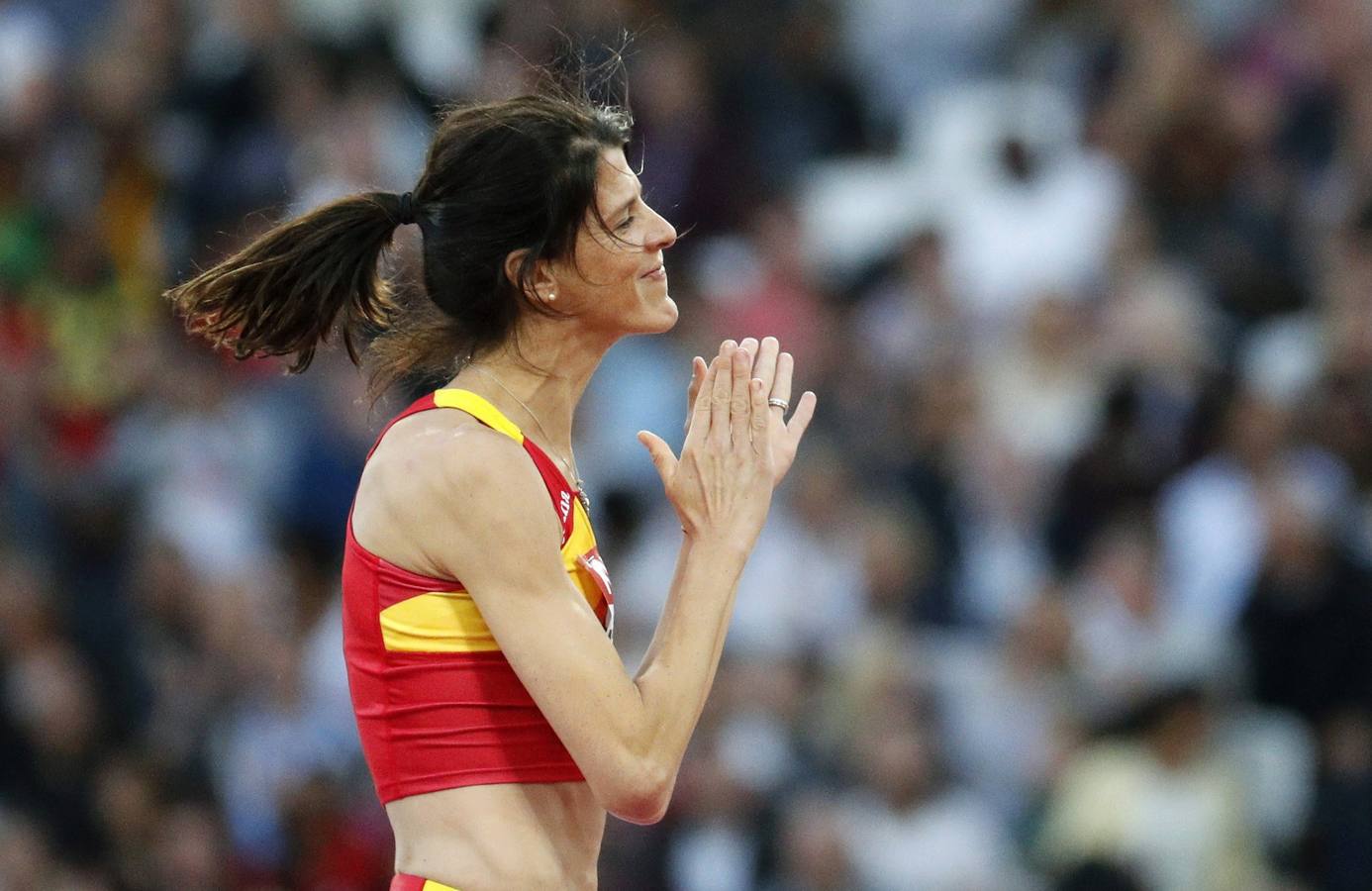 Ruth Beitia, en la calificación