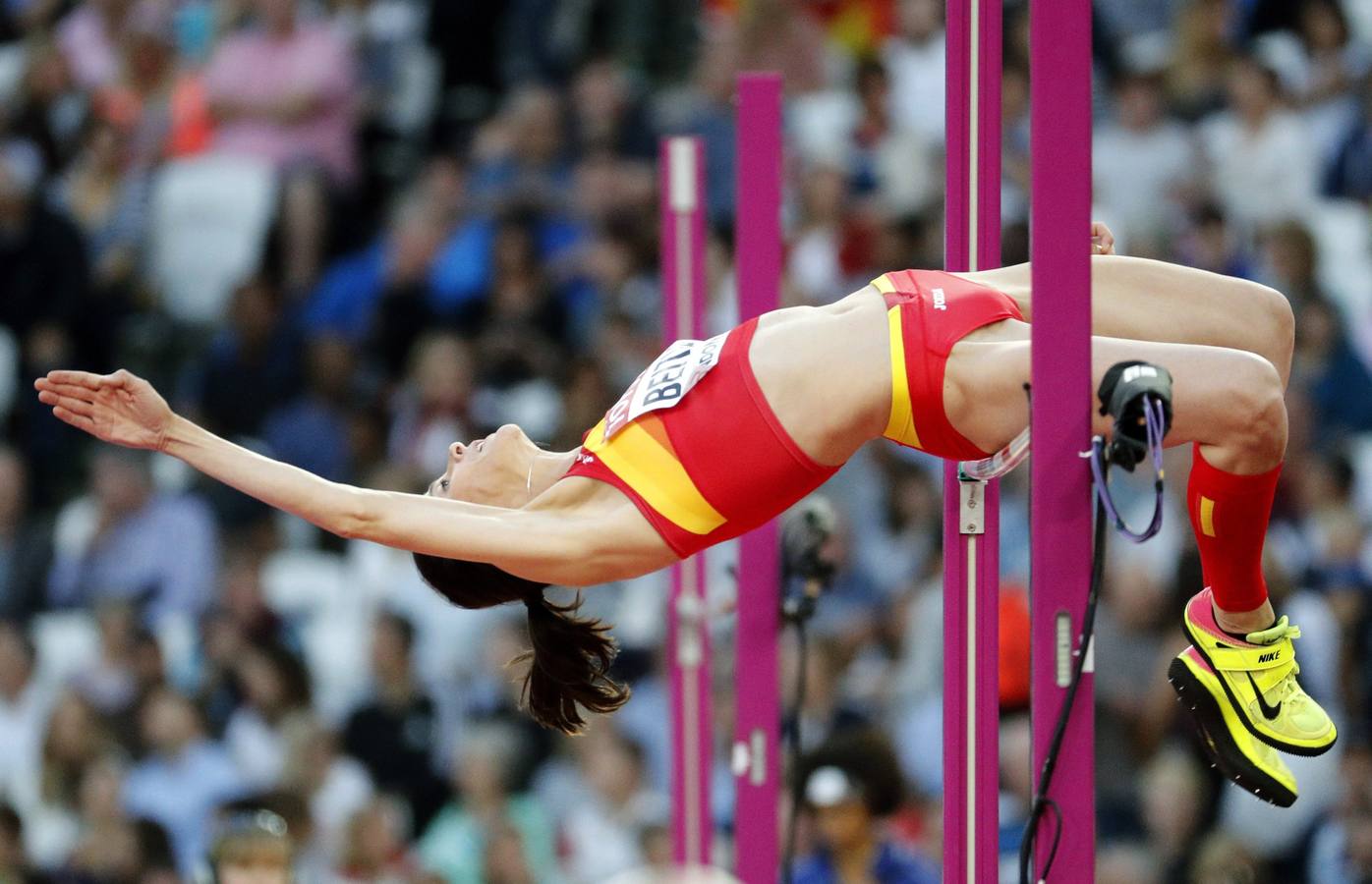 Ruth Beitia, en la calificación