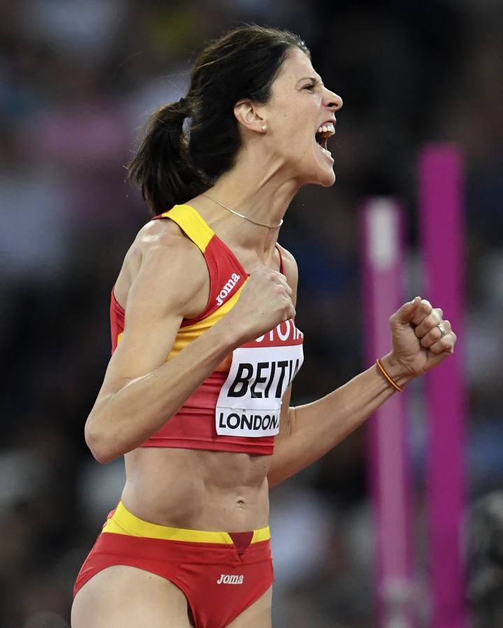 Ruth Beitia, en la calificación