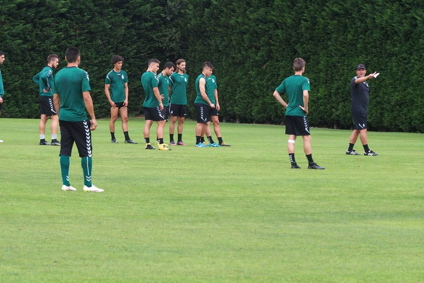 Entrenamiento previo al debut