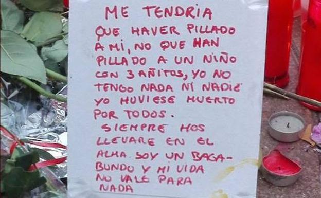 El desgarrador mensaje de un sintecho de Barcelona que se ha hecho viral