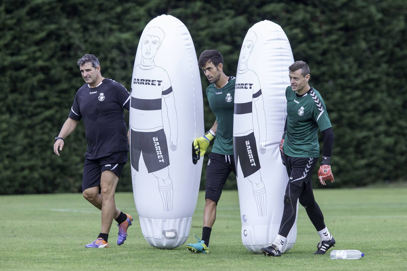 Entrenamiento del Racing en La Albericia