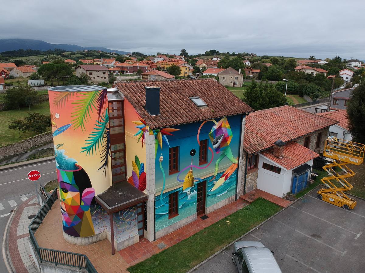 Fresh Wall Somo une el turismo, el surf y el urbanismo a través del arte urbano