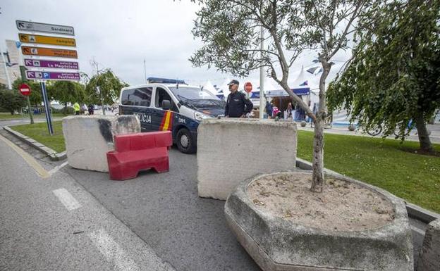 Despliegue de seguridad durante el Mundial de Vela