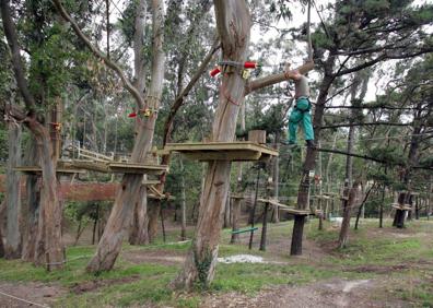 Imagen secundaria 1 - El ecoparque de Cabo Mayor incorporará ocho nuevos circuitos